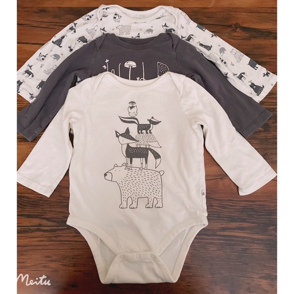 Multi - packs Organic cotton baby bodysuits 18-24m - Picture 1 of 4